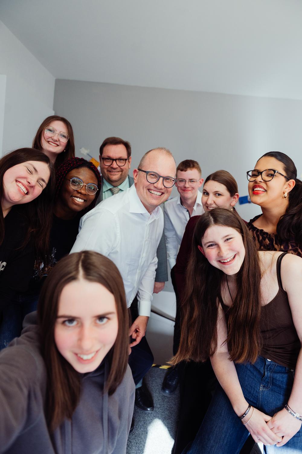 Gruppenfoto mit dem Jugendrat